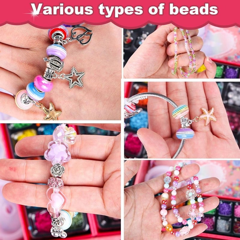 Ultimate Bracelet Square 6 in 1 Making Kit Set 3688 Pieces - 955-70 - Image 3