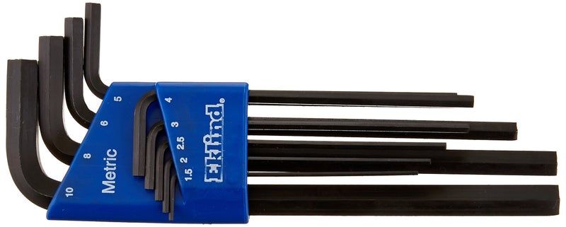 Eklind Tool EKLIND 10609 Hex-L Key allen wrench - 9pc set Metric MM sizes 1.5-10 Long series - Image 5