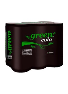 Green Cola Carbonated Drink 330ml Pack of 6