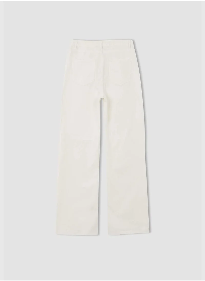 DeFacto Side Split Culotte Trousers