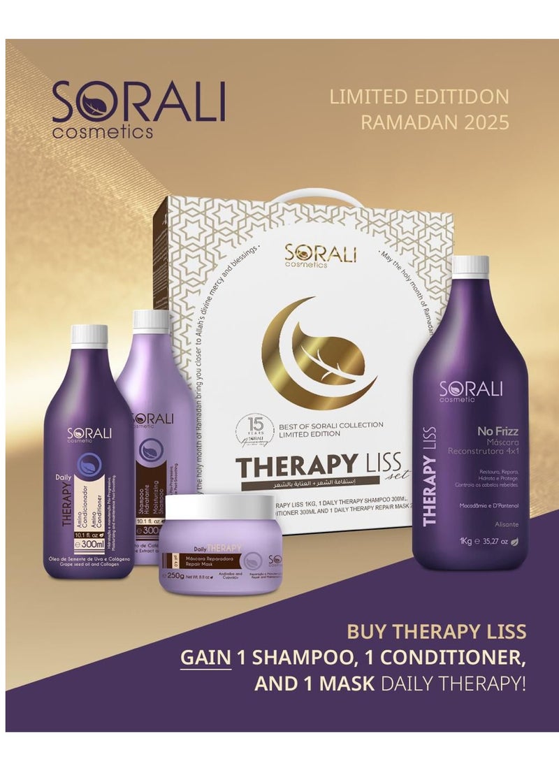 SORALI Brazilian 4-in-1 Therapy Protein Kit 