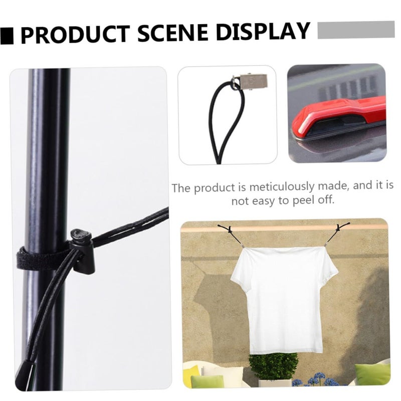 6 Pcs Fixed Backdrop Clips Photography Side Clamps Adjustable Tension Nylon Background Stand Support Photo Studio Studio Supplies Clamp - Image 4