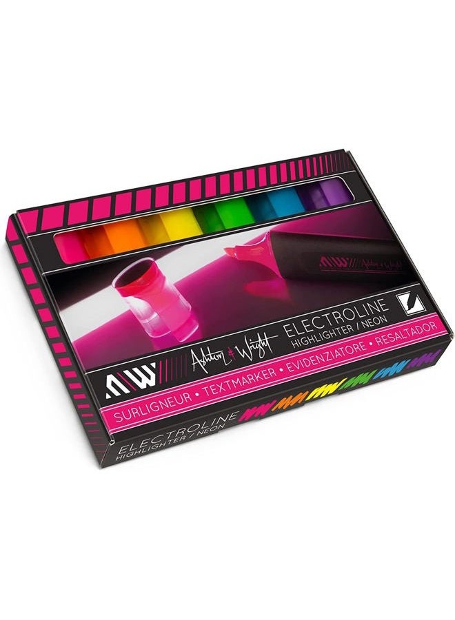 Ashton and Wright ElectroLine Classic Highlighters - Pastel 6 Pack - Image 5