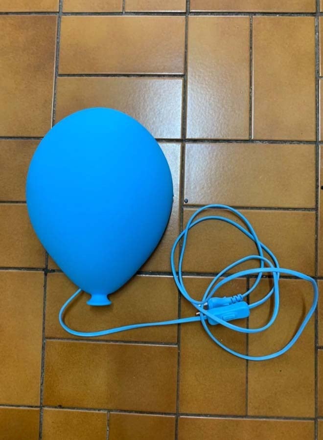 NIBEMINENT Balloon Shape Night Wall Lamp Blue 7 x 8cm - Image 2