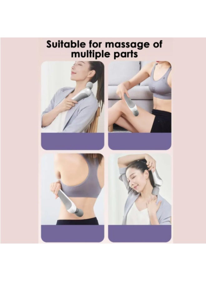 جهاز مساج محمول جديد محمول USB قابل لإعادة الشحن متعدد الوظائف لتدليك الجسم بالكامل للاسترخاء والرقبة والظهر والساقين والخصر - Image 4