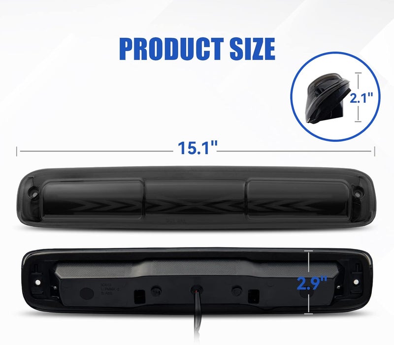 CMVT Auto X STYLE Sequential LED High Mount Stop Light for Chevy Silverado/GMC Sierra - Image 5