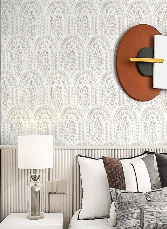 EeeComing Boho Peel and Stick Wallpaper Modern Wall Paper Peel and Stick Removable Contact Paper Self Adhesive Wallpaper for Bedroom and Bathroom Wallpaper Cabinet Shelf Liner Vinyl 393.7 "x17.3 - Image 5