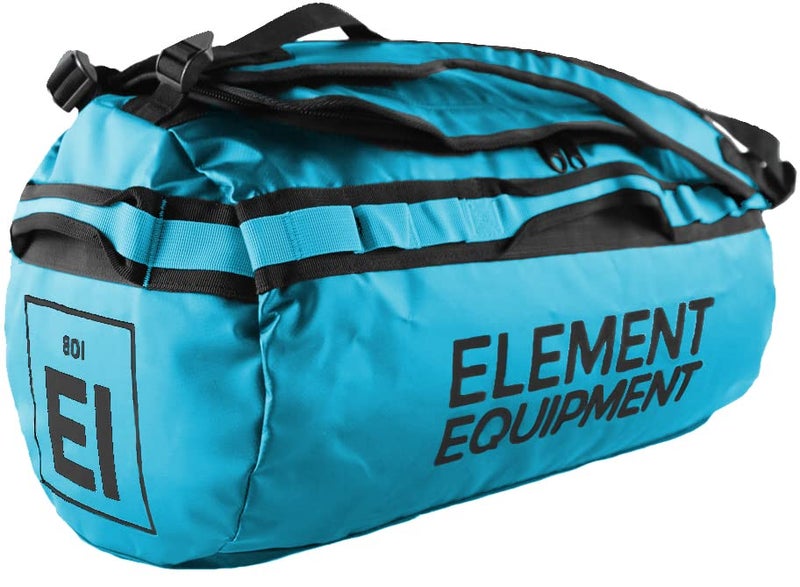 Element Equipment Trailhead Duffel Bag Shoulder Straps Waterproof Teal Small