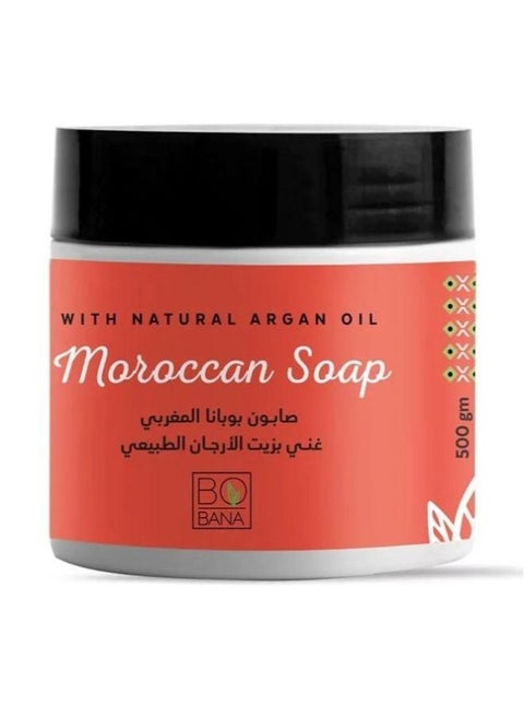 صابون مغربي بزيت الأركان الطبيعي 500 جرام