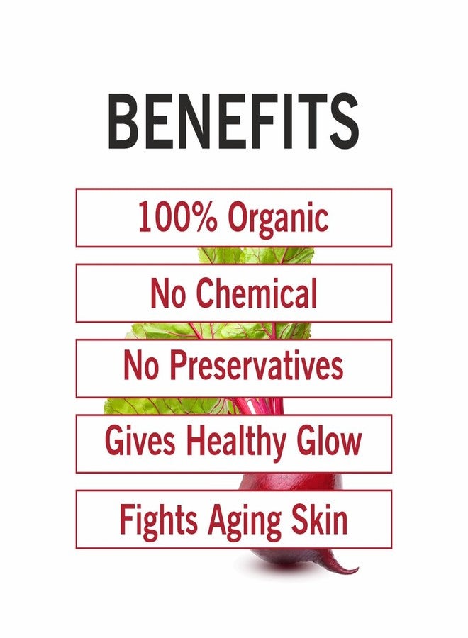 TQS 100% Natural & Organic Beetroot Powder for Glowing Skin, 100g - Image 3