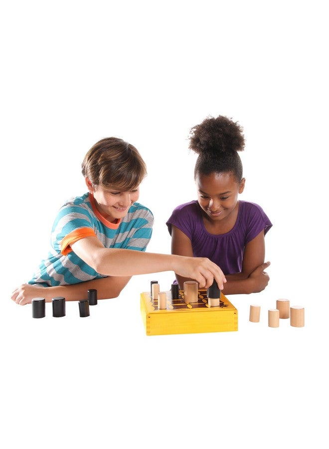 blue orange Tic Tac Toe Gobblet! 2 Players Abstract Strategy Board Game - Award Winning Kids Adults Family Original All Wooden Board Game by Blue Orange Games - Ages 7 to 99 - Image 2