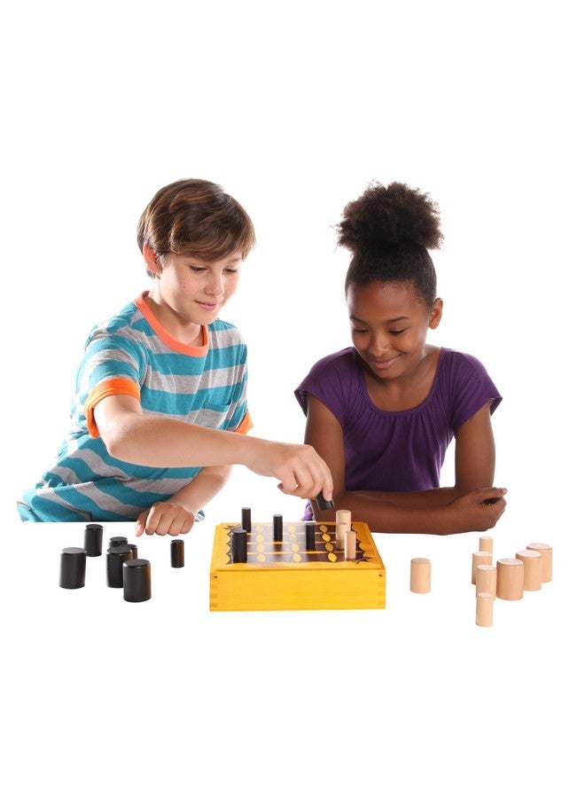 blue orange Tic Tac Toe Gobblet! 2 Players Abstract Strategy Board Game - Award Winning Kids Adults Family Original All Wooden Board Game by Blue Orange Games - Ages 7 to 99 - Image 3