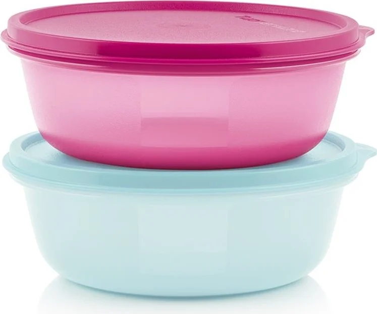Tupperware Storage and Service Container Set of 2 600 ml