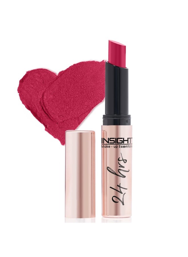 INSIGHT 24 Hrs Non-Transfer Matte Lipstick | Lightweight, Highly Pigmented, Long Wear | Kiss Proof & Smudge Proof | With Vitamin E & Jojoba Oil | Vegan, Toxin Free | Shade 23 - Paris Vibes (3g) - Image 1