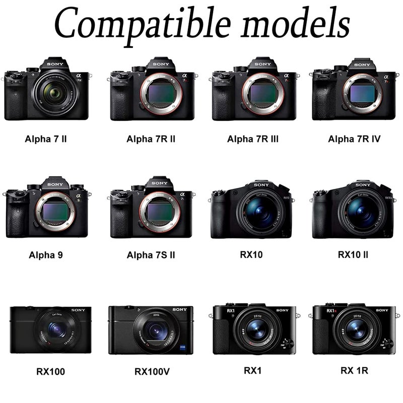 PCTC Screen Protector fit for Sony alpha 1 a7II A7III a7SII a7SIII a7RII a7RIII a7RIV RX100VII RX100VI RX100V RX100IV RX100M2 A9II,ZV-E10 RX10IV ZV-1 ZV-1M2,3 Packs Tempered Glass Screen Protector - Image 3