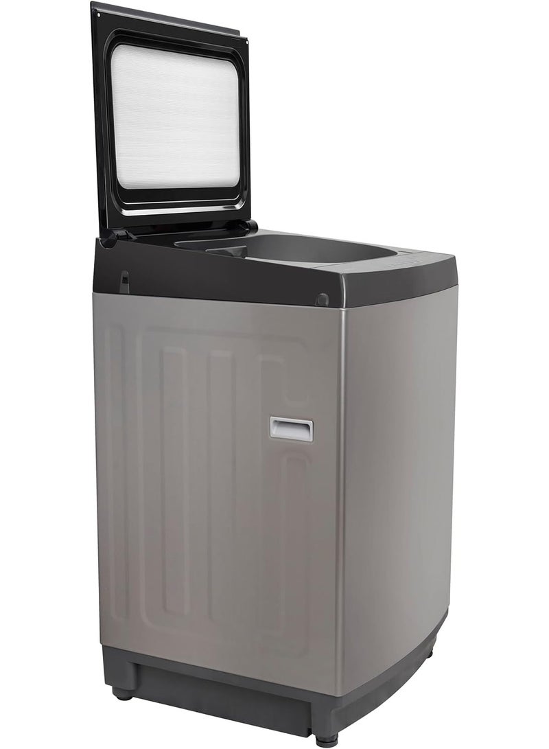 توشيبا Top Loading Washing Machine 15 Kg, Ufb, Great Waves, Steam Heater, Ddm, Automatic - AW-DUHN1600LUPEG(SK) Silver - Image 2