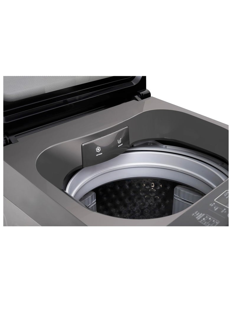 توشيبا Top Loading Washing Machine 15 Kg, Ufb, Great Waves, Steam Heater, Ddm, Automatic - AW-DUHN1600LUPEG(SK) Silver - Image 4