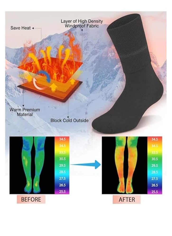 RATSAW Warm Socks for Women Knee High Thermal Boot Socks for Winter Running Hiking Gifts Thick Socks for Cold Weather  - Image 4