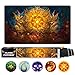 Katomula MTG Playmat TCG Card Game Playmat Stitched Edge NonSlip Rubber Bottom 24 x 14 inch Plains - Image 2