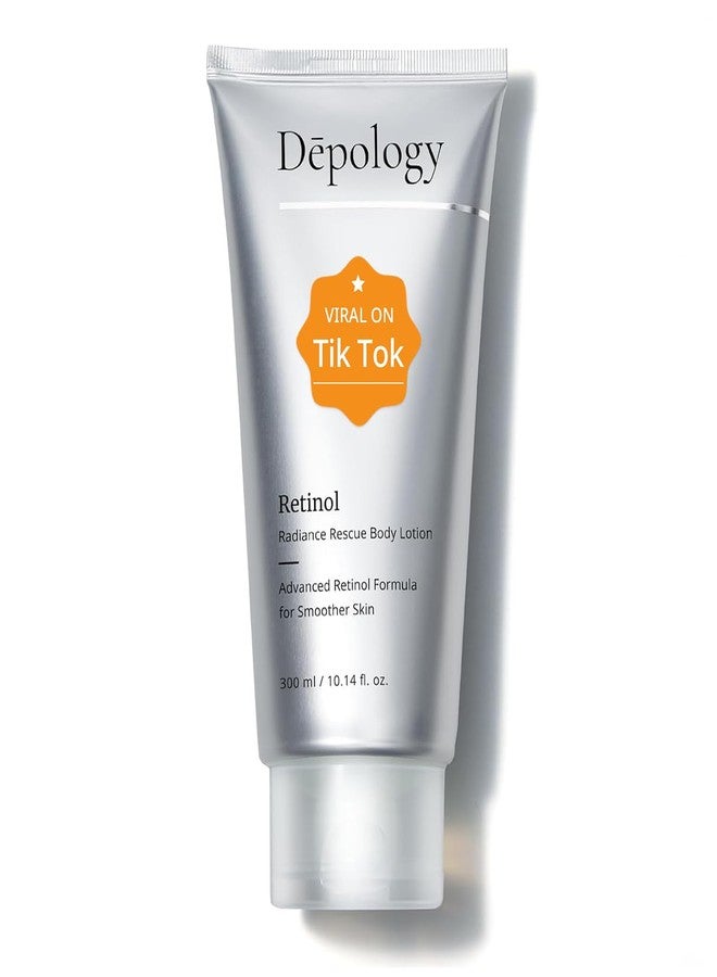 depology Ultra-Size Firming Retinol Body Lotion for Crepey Skin & Keratosis Pilaris with 0.05% Retinol, AHA, Collagen, Body Cream, Anti Aging Moisturizer 10.14 fl oz - Image 1