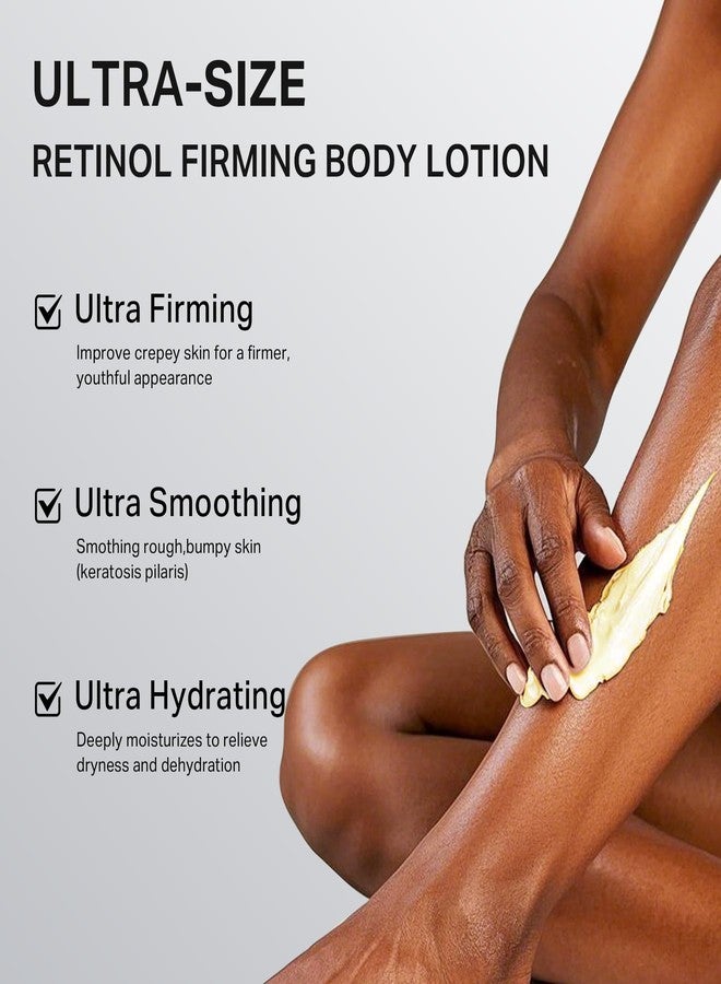 depology Ultra-Size Firming Retinol Body Lotion for Crepey Skin & Keratosis Pilaris with 0.05% Retinol, AHA, Collagen, Body Cream, Anti Aging Moisturizer 10.14 fl oz - Image 2