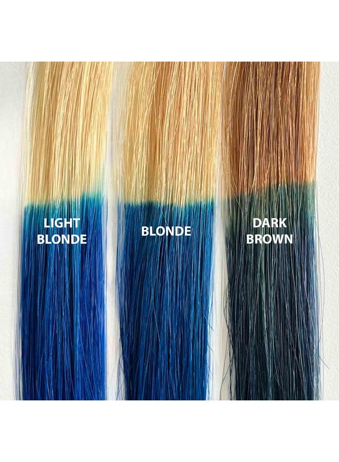 إيرويرو صبغة شعر طبيعية شبه دائمة فاخرة من IROIRO لون 340 أزرق نيون (4 أونصة) - Image 4