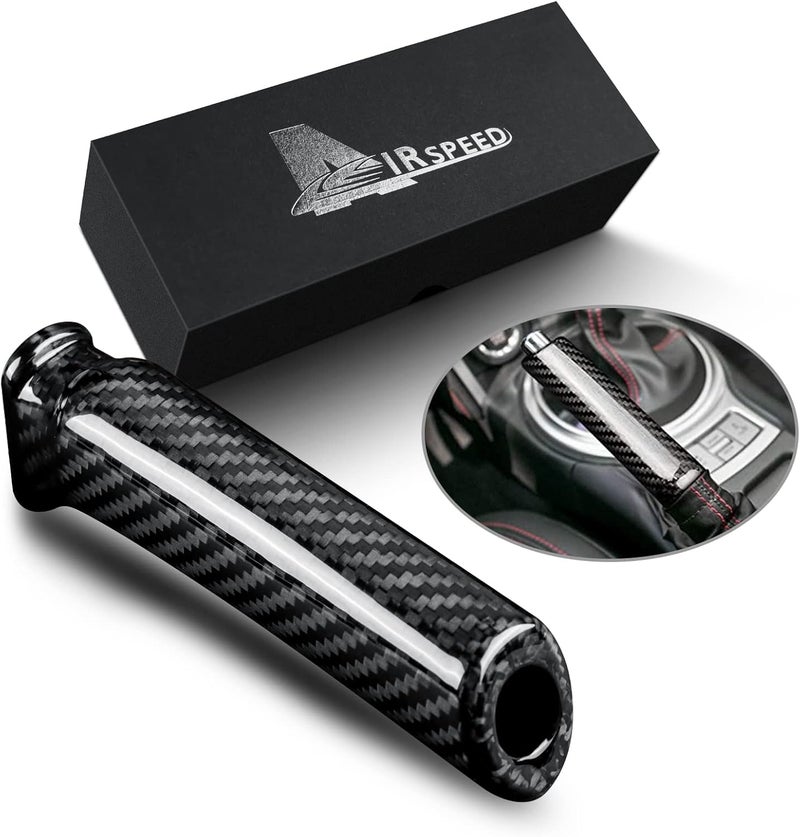 AIRSPEED Carbon Fiber Handbrake Cover for Subaru BRZ and Toyota 86 - Image 1