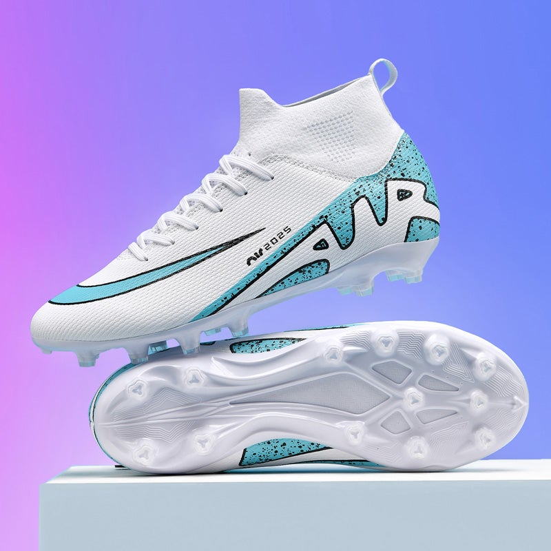 Ronaldo Assassin 15 Football Shoes For Men And Women Broken Nail Ag Short Nail Spike Children Boys Primary School Students Adult Competition Training - Image 1