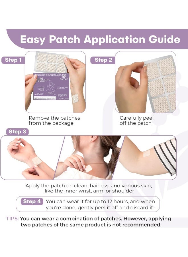 nutri-patch Multi Without Iron,Infused with D3,B Complex,Magnesium,Zinc.Topical Patch Designed to Give You a Boost (30/Pack). - Image 3