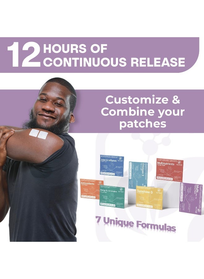 nutri-patch Multi Without Iron,Infused with D3,B Complex,Magnesium,Zinc.Topical Patch Designed to Give You a Boost (30/Pack). - Image 5