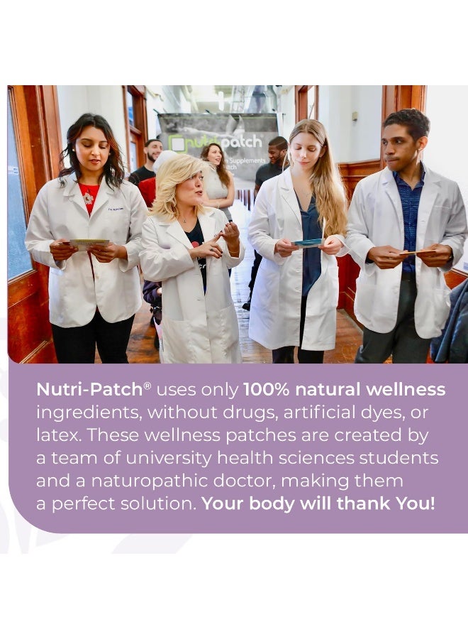 nutri-patch Multi Without Iron,Infused with D3,B Complex,Magnesium,Zinc.Topical Patch Designed to Give You a Boost (30/Pack). - Image 4