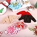 Threan 6 Pieces Christmas Doll Clothes Include 3 Pcs Skirt and 3 Pcs Coat Clothing for Christmas Doll Accessory Xmas Holiday Decorations - Image 4