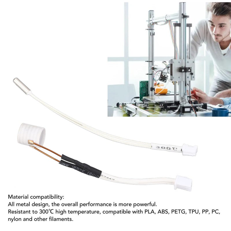 60W Ceramic Heating Ring Fast Heating 300C in 50 Seconds for PLA ABS PETG TPU with Thermistor Kit - Image 4