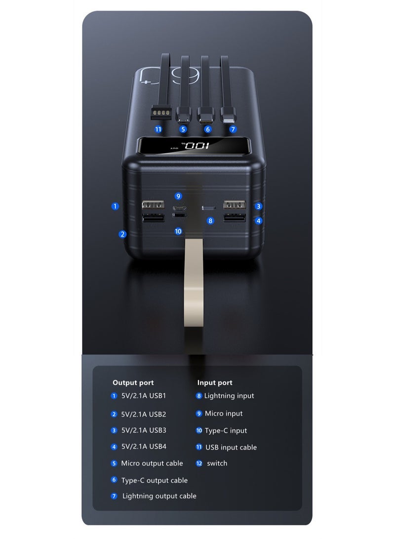 JAJEEK Power bank large capacity 60000 mAh Battery Bank For Mobile Laptop - Image 3