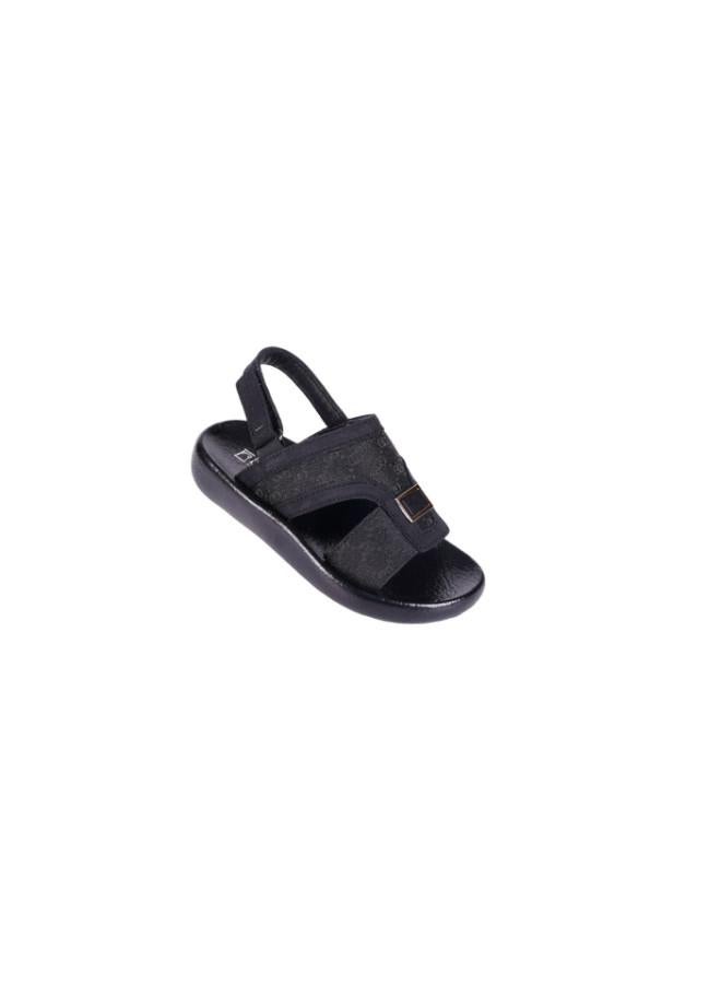 barjeel uno 008-3576 Barjeel Uno Boys Arabic Sandals B-63102 Black - Image 2