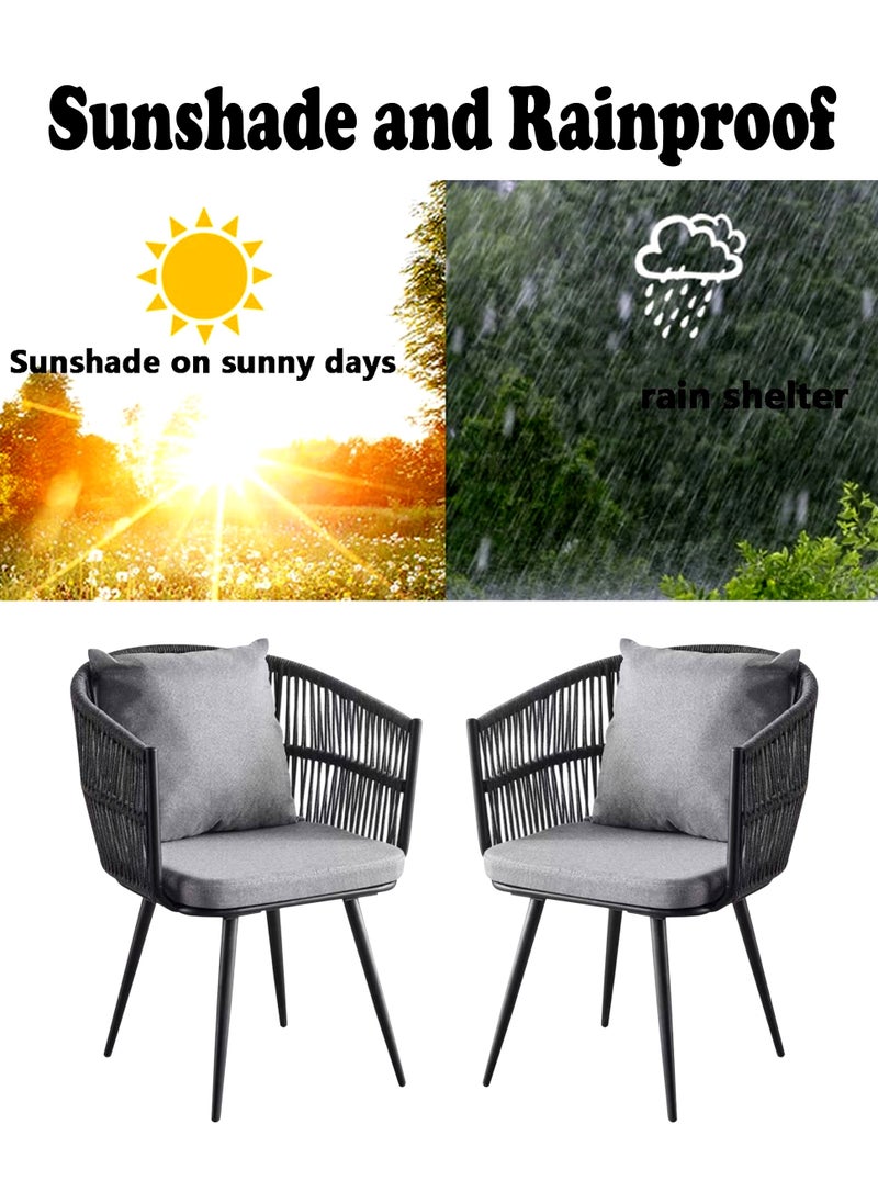 Generic - Modern Outdoor Patio Rattan Chair - Image 1