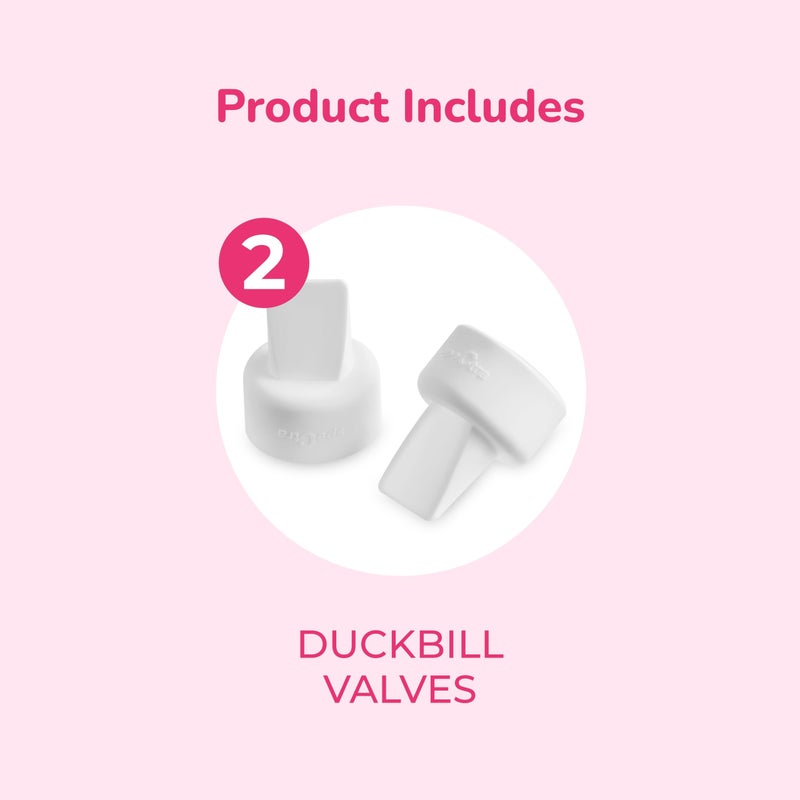 Spectra سبكترا - بديل صمام البطريق لمضخة حليب الثدي (عبوة من 2) - يناسب دروع وحواف الثدي الصغيرة والمتوسطة والكبيرة أو الكبيرة جداً - Image 2