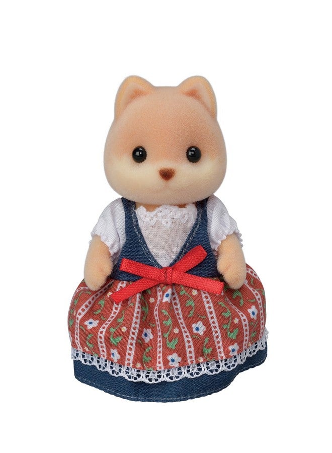 Epoch Sylvanian Families Epoch Doll (Caramel Dog Family) FS-35 ST Mark Certified, for Ages 3 and Up, Toy, Dollhouse Sylvanian Families, Epoch, Inc - Image 4