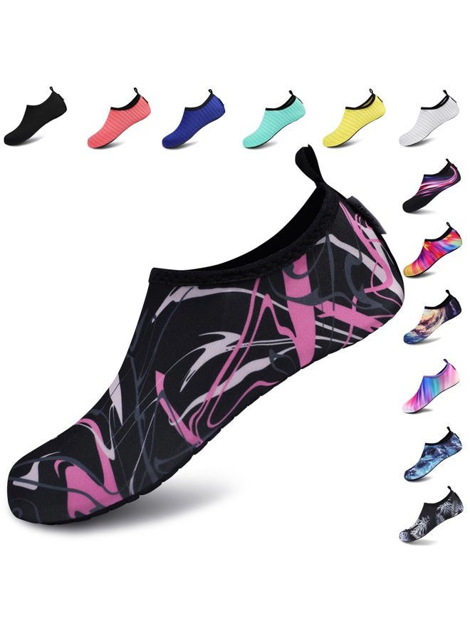 VIFUUR Water Sports Unisex Shoes Graffiti Pink - 7.5-8.5 W US / 6-7 M US (38-39) - Image 1