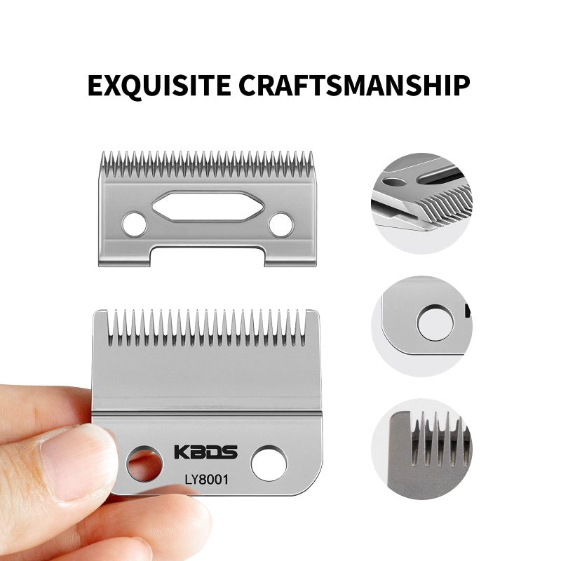 KBDS Professional Replacement Clipper Blades,Precision 2 Holes Adjustable Hair Clipper Parts Blade for Wahl Clippers,Wahl 5-Star Senior, Magic Clip, Reflections Senior - Image 4