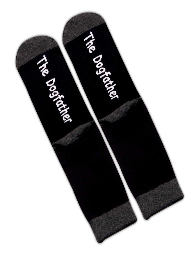 PXTIDY 2 Pairs Mens The Dogfather Socks Dog Father Dad Pet Owner Rescue Gift Best Dog Dad Ever Socks Father's Day Pet Lover Gifts (2pairs/set) - Image 3