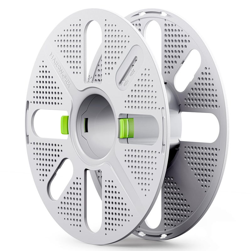 MarsWork Quick-Swap Reusable Spool for Refill Filament, Two-Finger Press Design, Compatible with Bambu Lab 3D Printers - Image 1