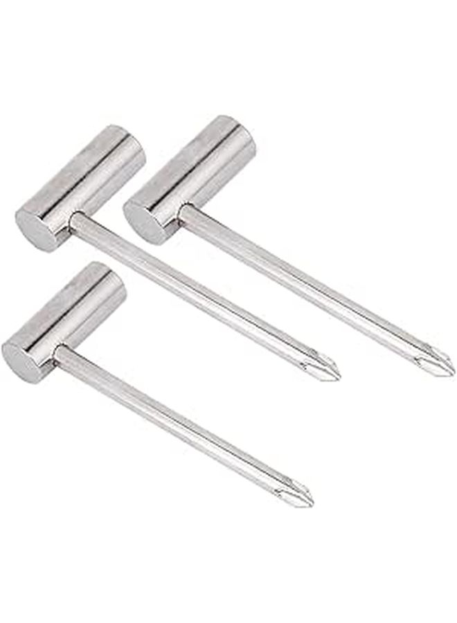 L Shape Guitar Truss Rod Wrench Adjustment Tool Silver 7MM 8MM 6.35MM - Image 1