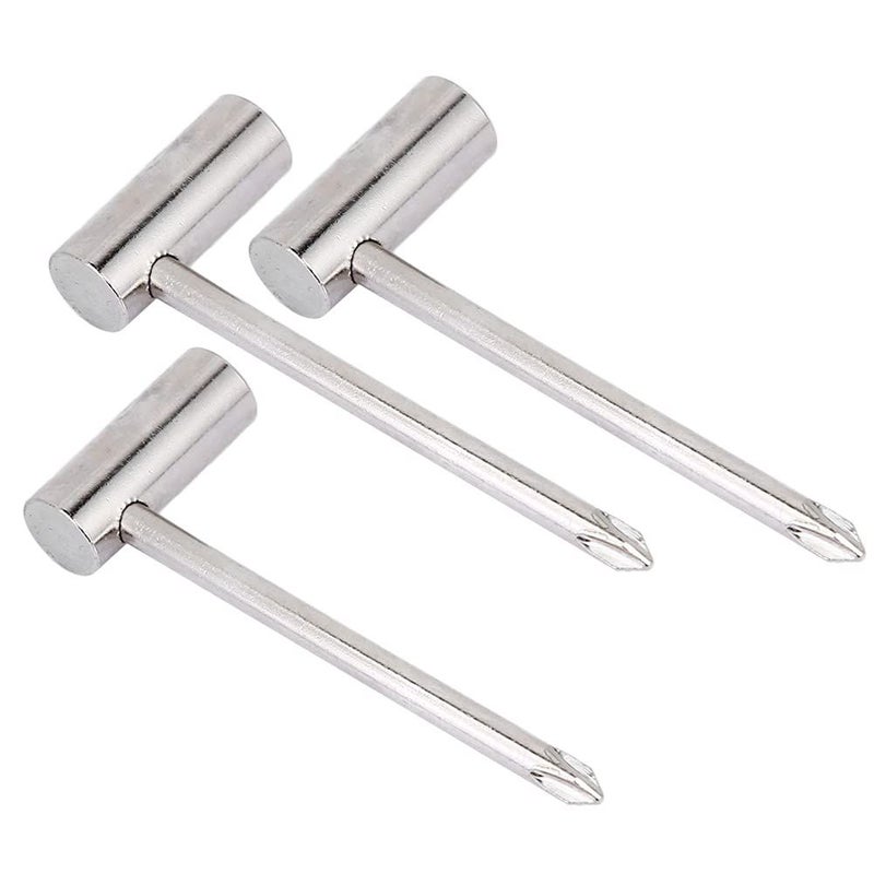 L Shape Guitar Truss Rod Wrench Adjustment Tool Silver 7MM 8MM 6.35MM - Image 2