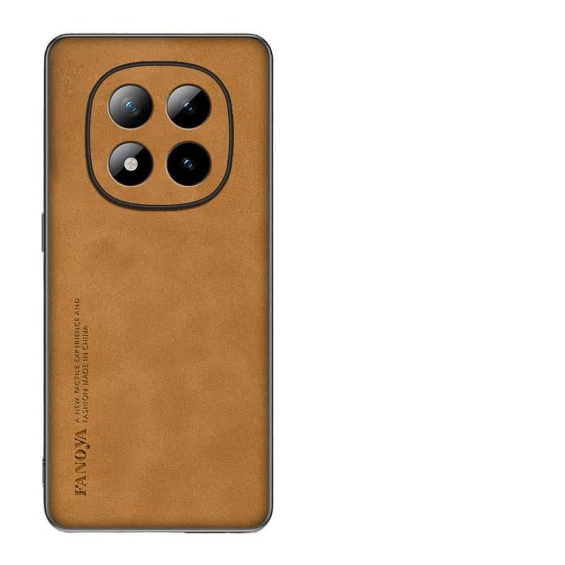 MS غطاء واقي بملمس جلد لـ Redmi Note 15 مع حماية من السقوط وقبضة مضادة للانزلاق مع مقاوم للصدمات مع مقاوم للخدش باللون أحمر مضاد للانزلاق باللون الأحمر - Image 4