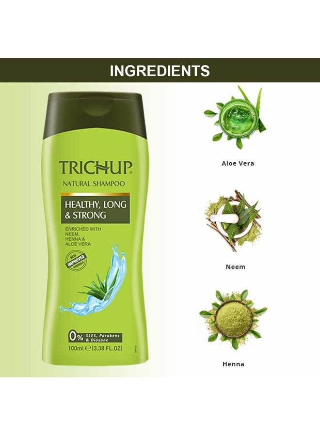 TRICHUP Pack of 2 - Trichup Herbal Shampoo - Healthy, Long & Strong - 100ml - Image 4