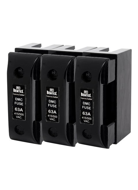 RC BENTEX DMC Kit Kat Fuse 63 Amp 415 Volt Z06D0000087 Pack of 3