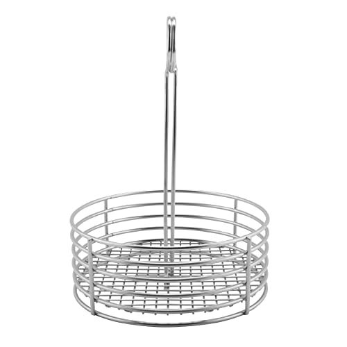 Get G.E.T. 4-81866 Stainless Steel Round Stainless Steel Condiment Caddy Stainless Steel Table Caddies Collection, 8.5" - Image 5