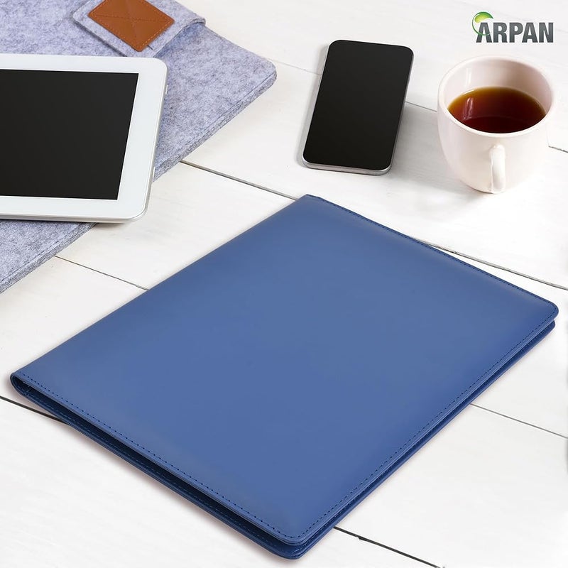 Arpan A4 Professional Display Book Folder for Presentation, Artwork, Interviews, CVS - A4 Display Folder with 48 Pockets - 96 Sides (Blue) - Image 4