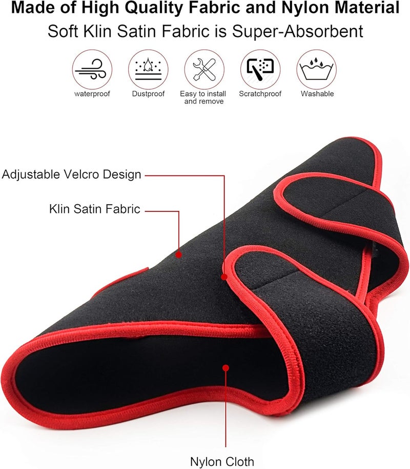 COOLWUFAN Custom Sweat Towel FrameWrap for Peloton Bike, Soft, Quick-Drying, Super Absorbent, Non-Slip FrameWrap, Accessories for Peloton Bike (Not Compatible with Peloton Bike Plus) - Image 3
